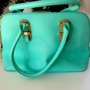 Charming Charlie’s Aqua Shoulder Bag